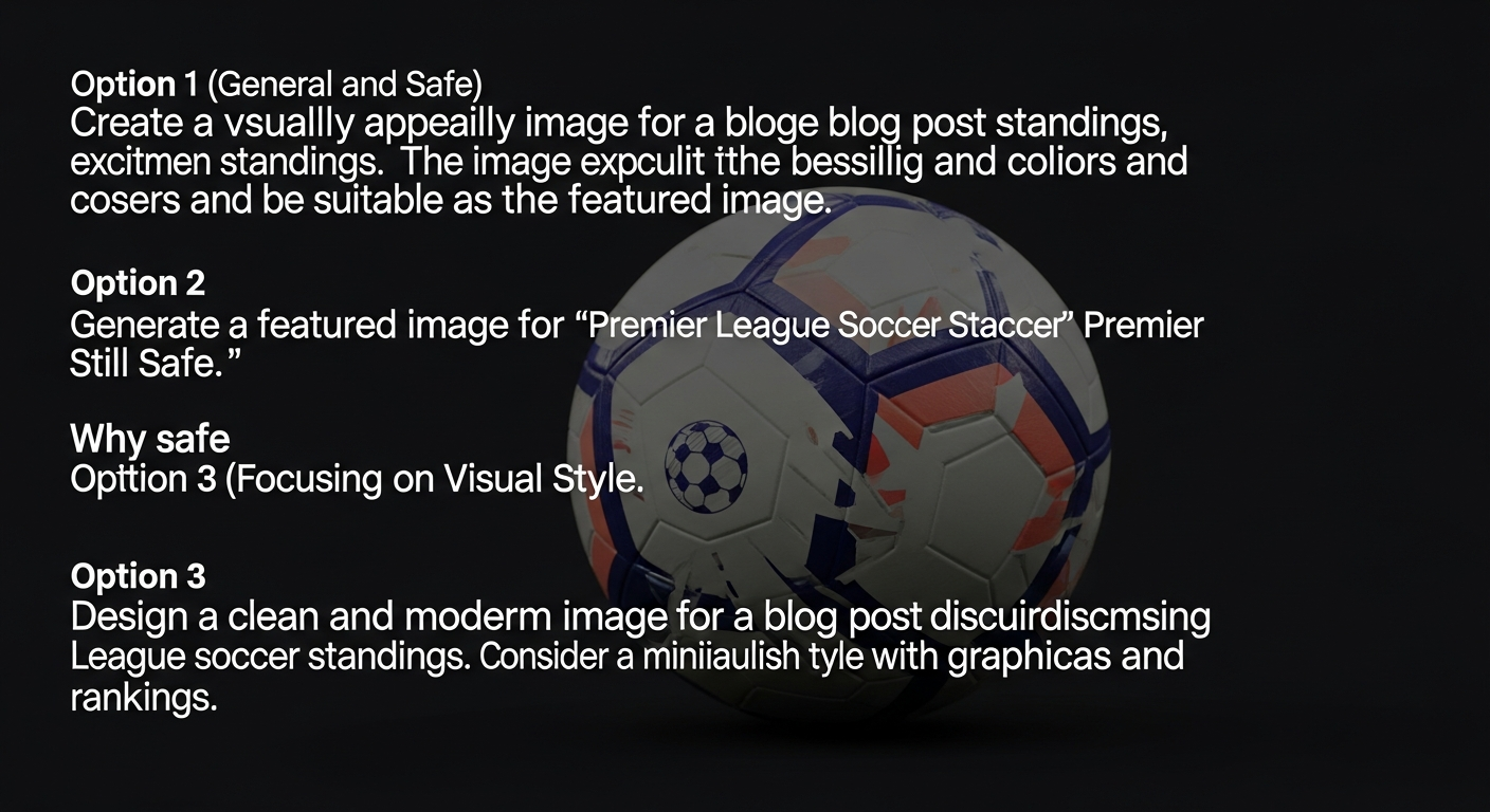 An image showing Premier League Soccer Standings: Shocking Predictions for 24/25