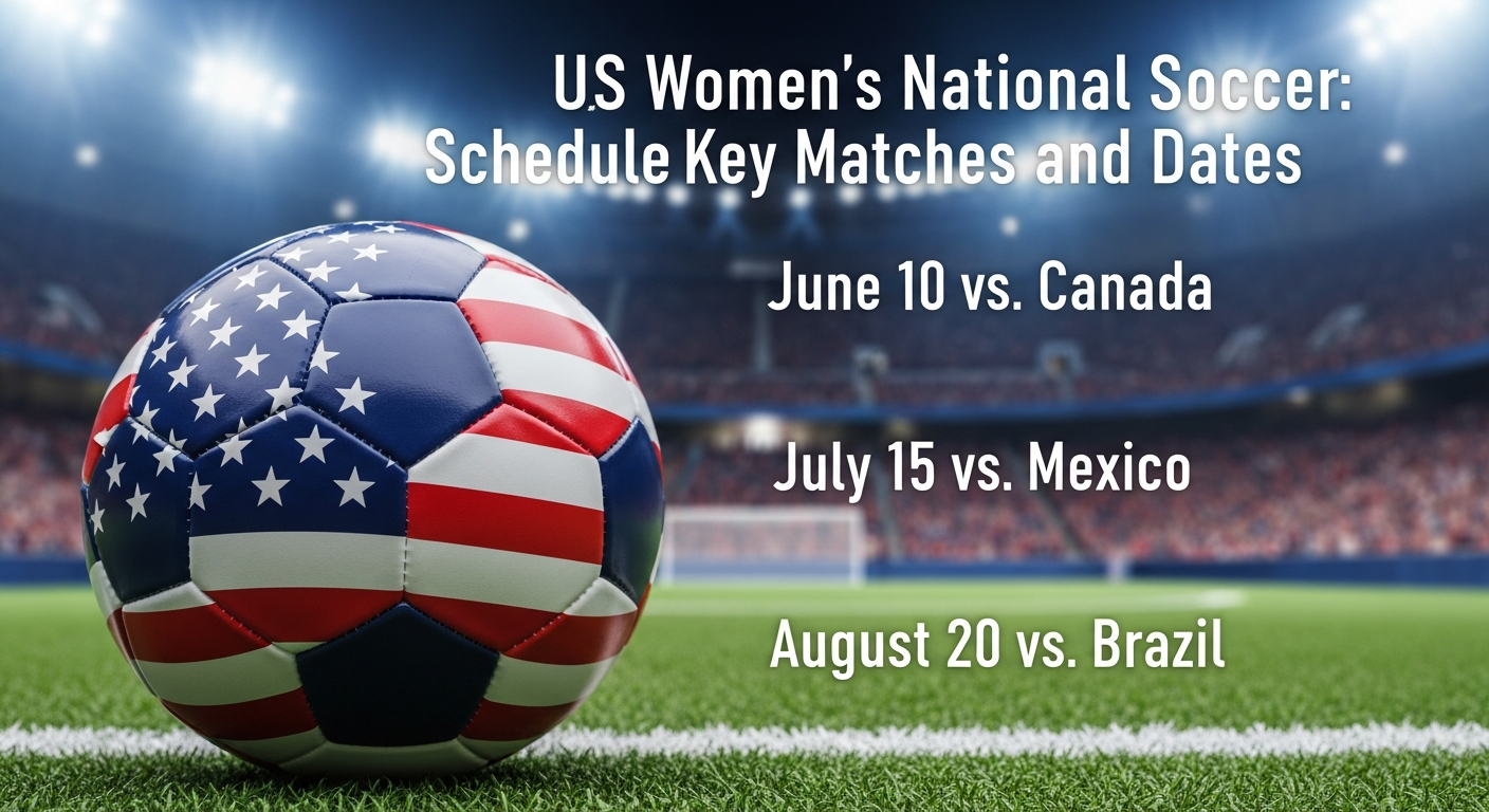 An image showing Unveiling the Electrifying US Women's National Soccer Schedule