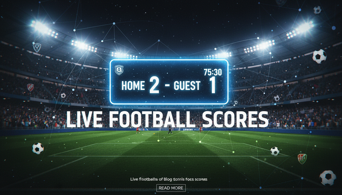 An image showing Your Ultimate Guide to Tracking Live Football Scores