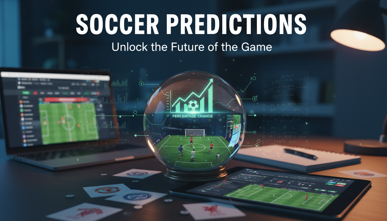An image showing 2026-01-25: Shocking Soccer Predictions, Scores & Odds!