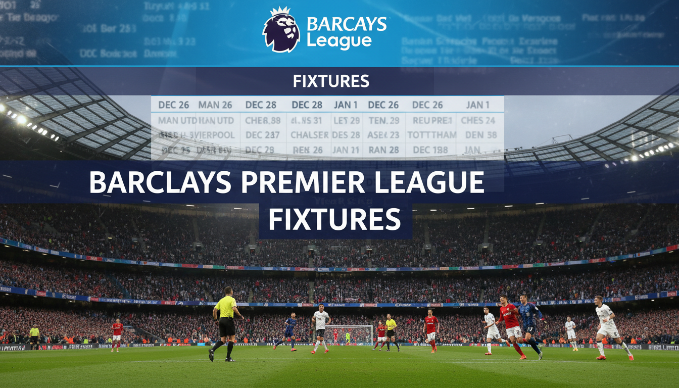 An image showing Barclays Premier League Fixtures: 23 Shocking Predictions for Victory