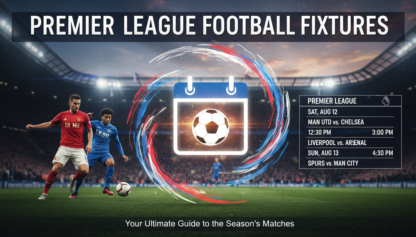 An image showing Premier League Football Fixtures: 7 Shocking Predictions Unveiled