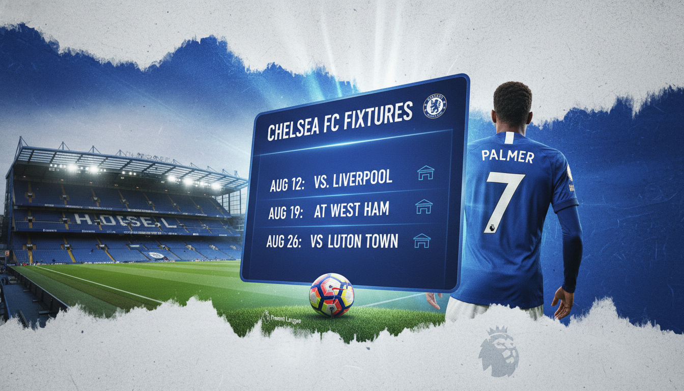 An image showing Chelsea FC Fixtures: 5 Powerful Predictions and Shocking Schedule!