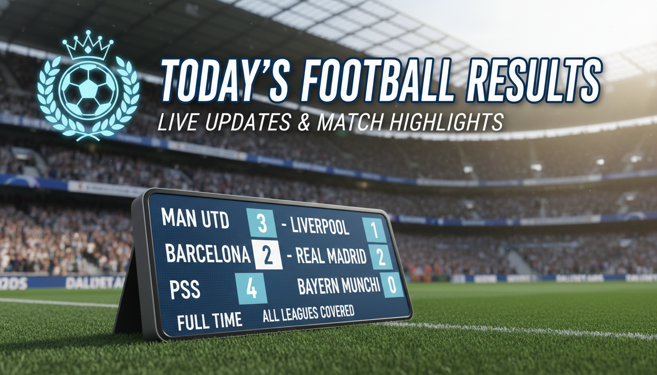 An image showing Today Football Result: Shocking 5 Outcomes & Expert Insights