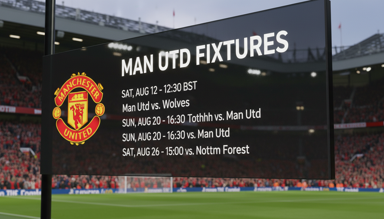 An image showing Man Utd Fixtures: A Shocking 2024/25 Season Preview