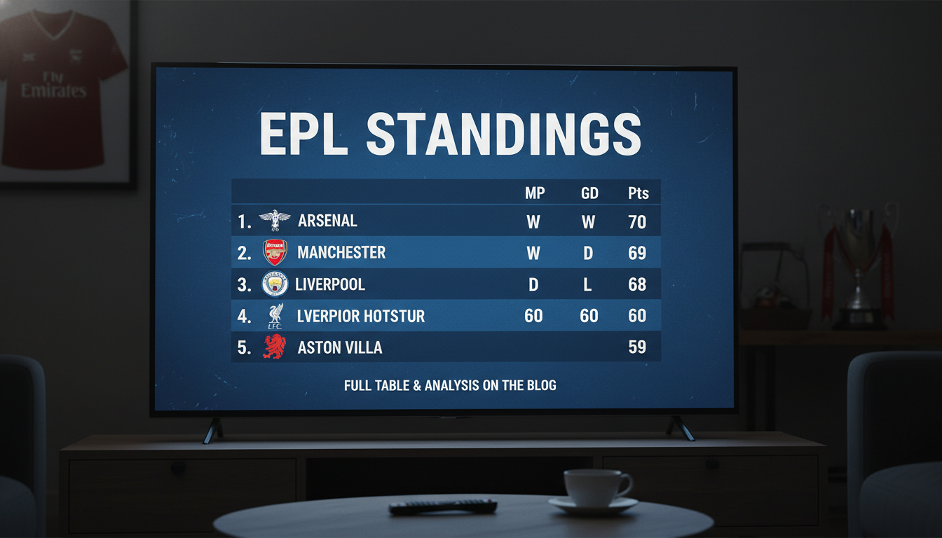 An image showing Unveiling Shocking EPL Standings: 10 Predictions & Insights