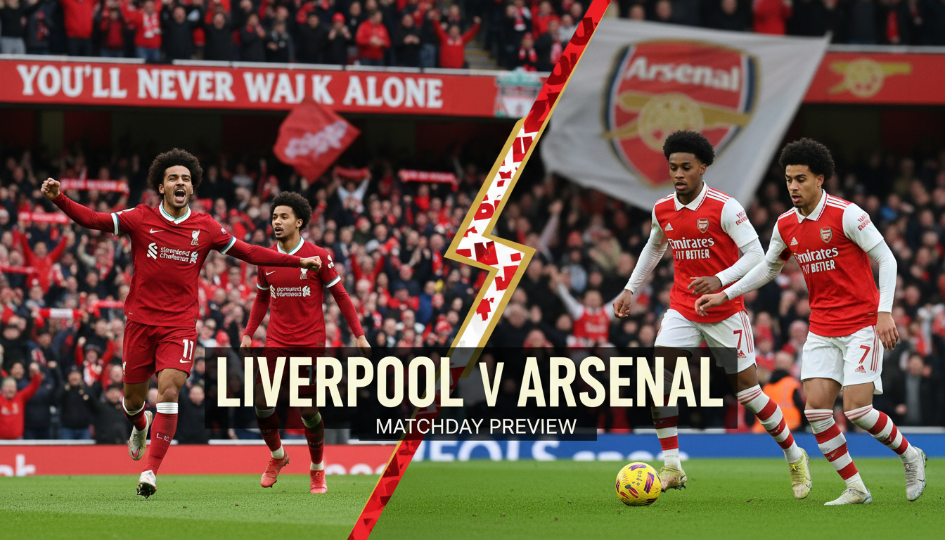 An image showing Liverpool v Arsenal: An Epic Rivalry Unpacked