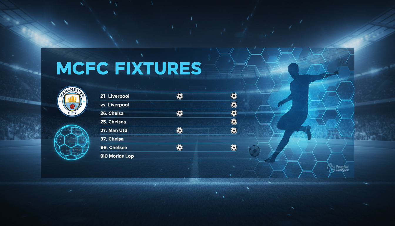An image showing MCFC Fixtures: Unlocking Your Ultimate Guide to Manchester City's Schedule & Dominance!