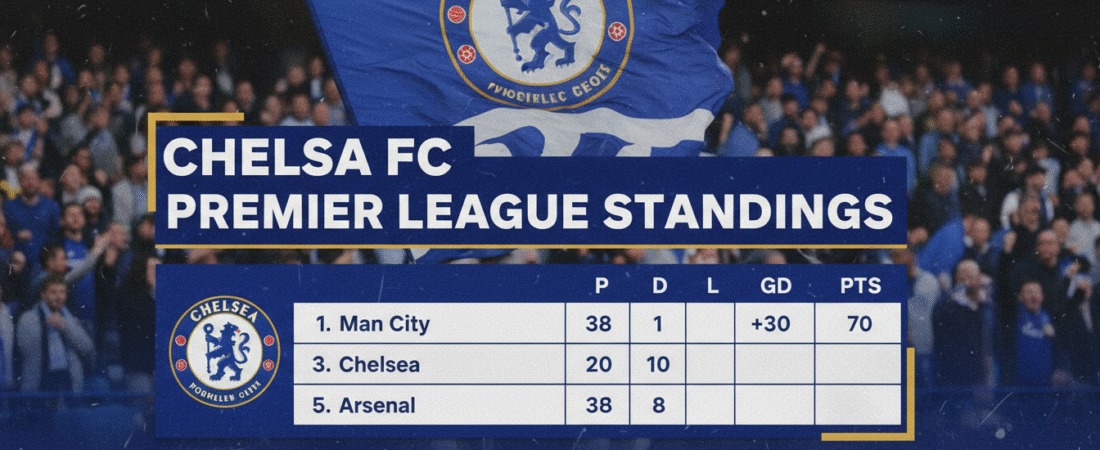 Chelsea FC Standings: A Deep Dive into the Blues’ Season