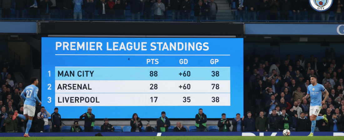 Man City Standings: Unleash Your Inner Analyst! 3 Crucial Insights