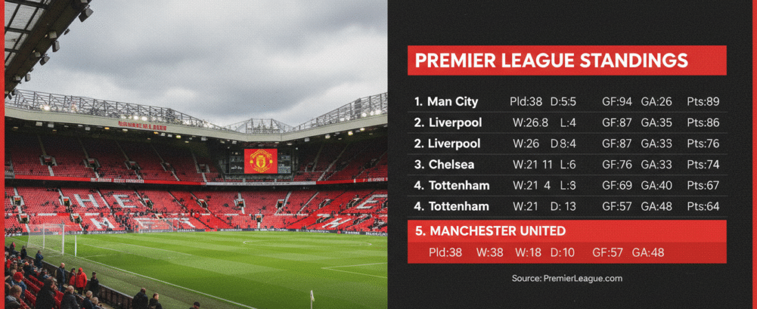 Manchester United Standings: A Deep Dive into Their Premier League Journey