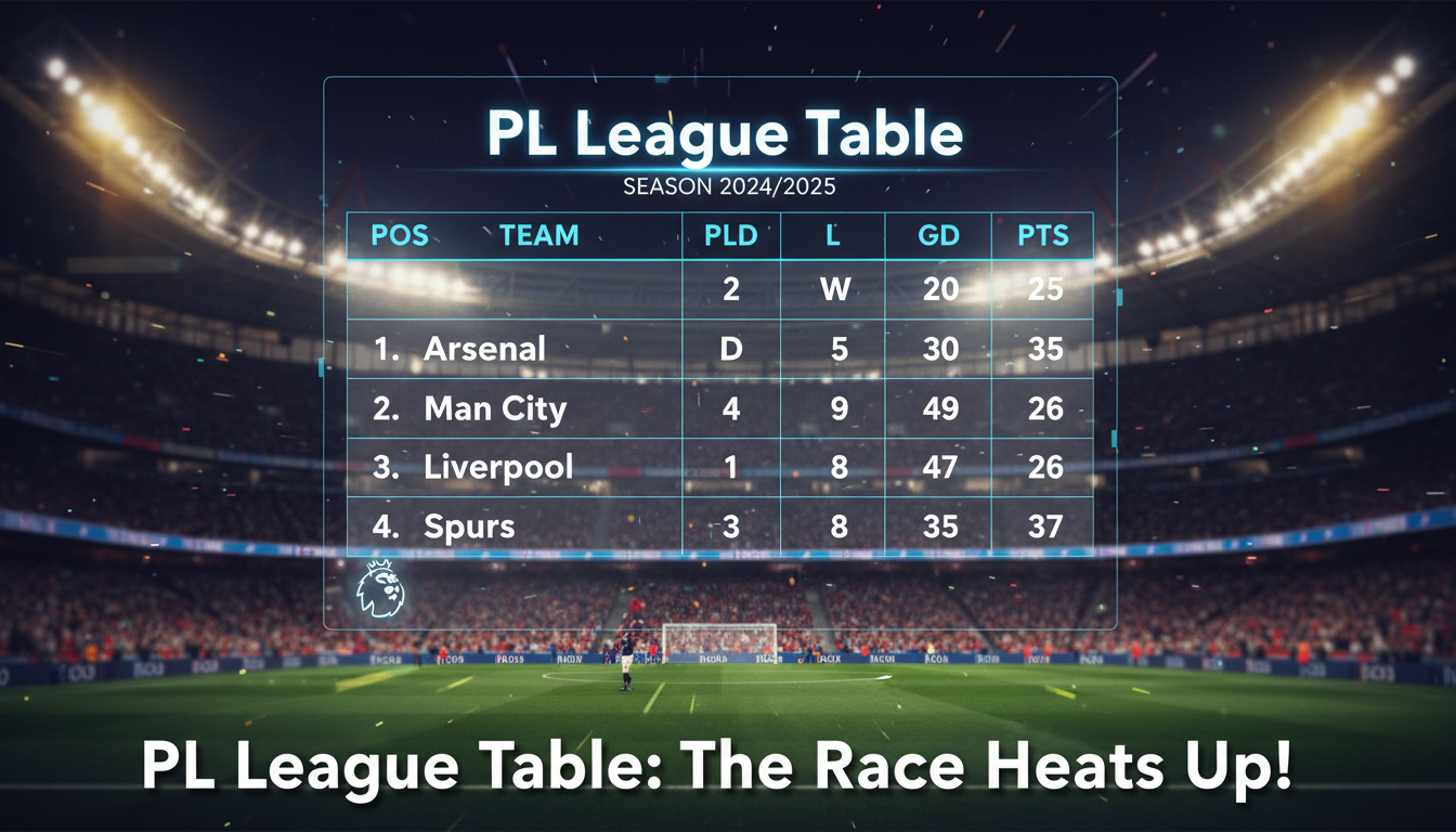 An image showing Premier League Table: Unlocking the Secrets of Football's Fiercest Competition