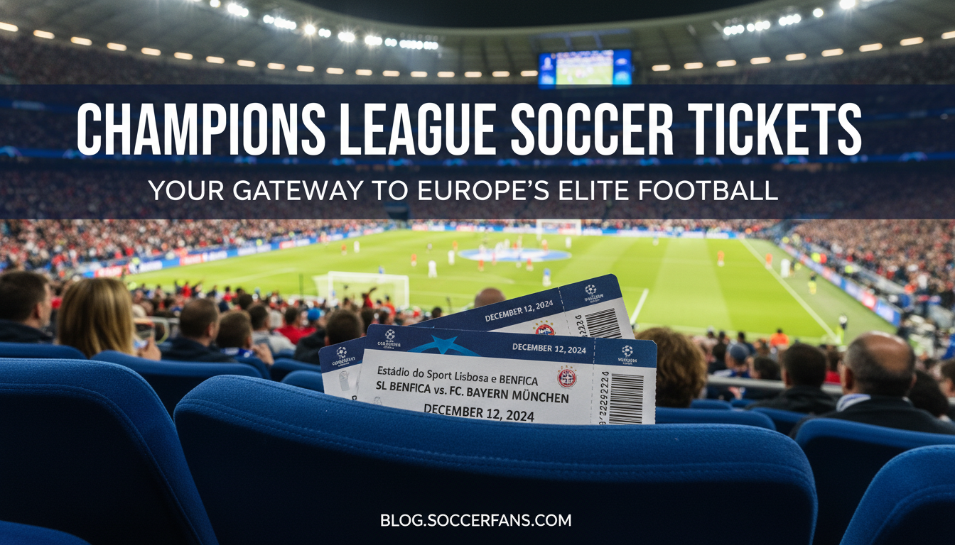 An image showing Champions League Soccer Tickets: Your Ultimate Guide to Securing a Seat