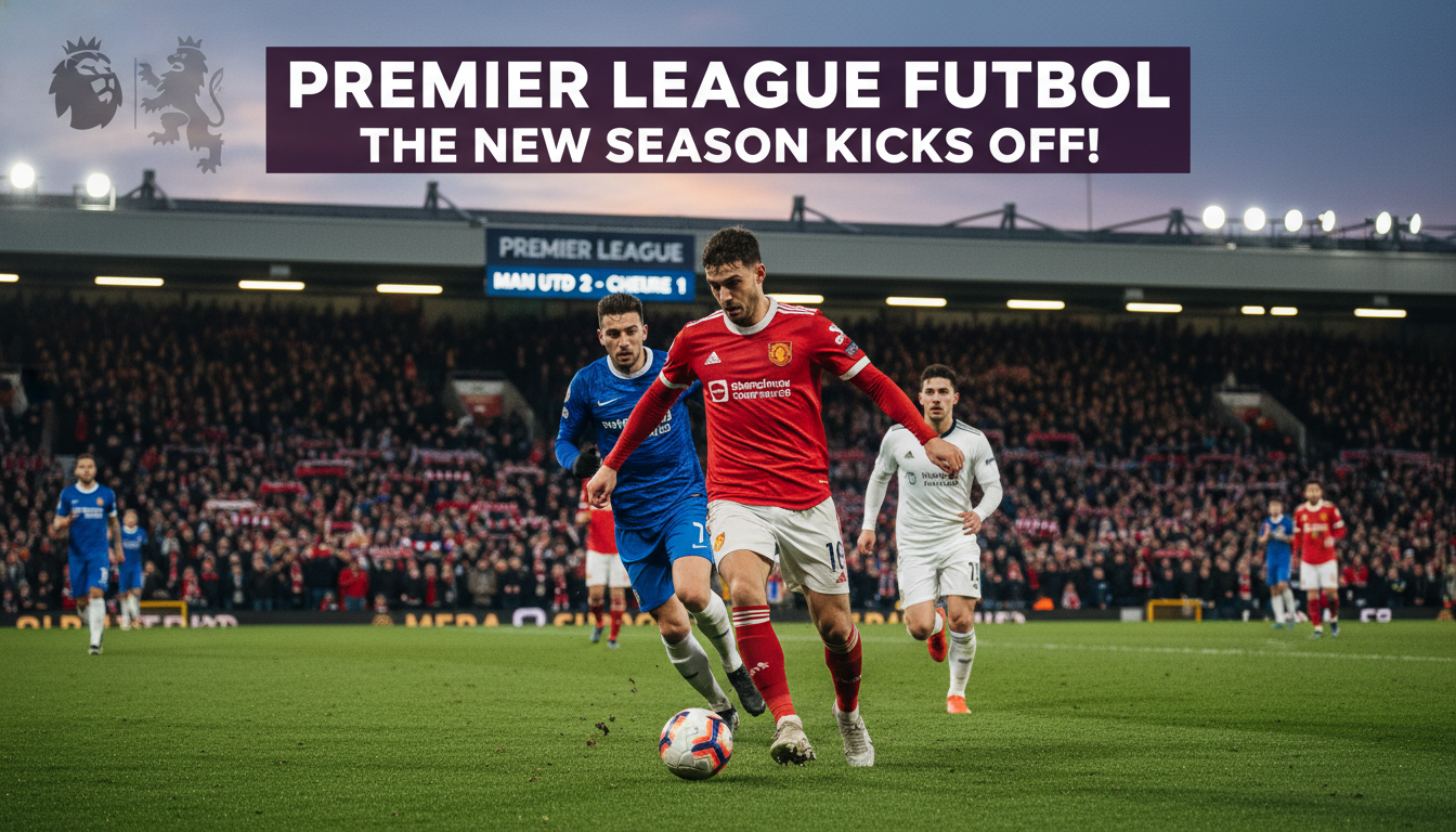 An image showing Premier League Futbol: Your Ultimate Guide to the 2023/2024 Season's Thrills and Spills