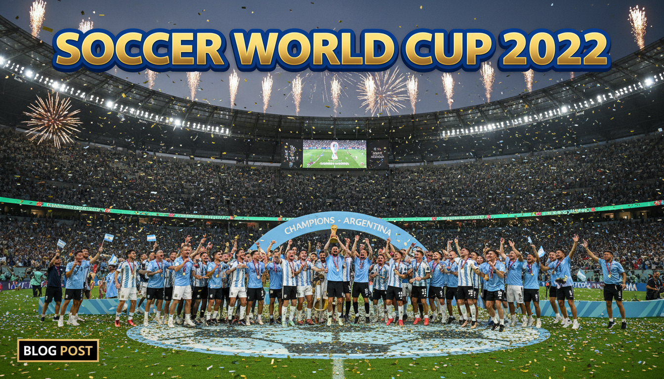 An image showing Soccer World Cup 2022: Unforgettable Moments and Shocking Upsets