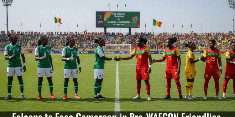 An image showing Falcons to Face Cameroon in Thrilling Pre-WAFCON Friendlies