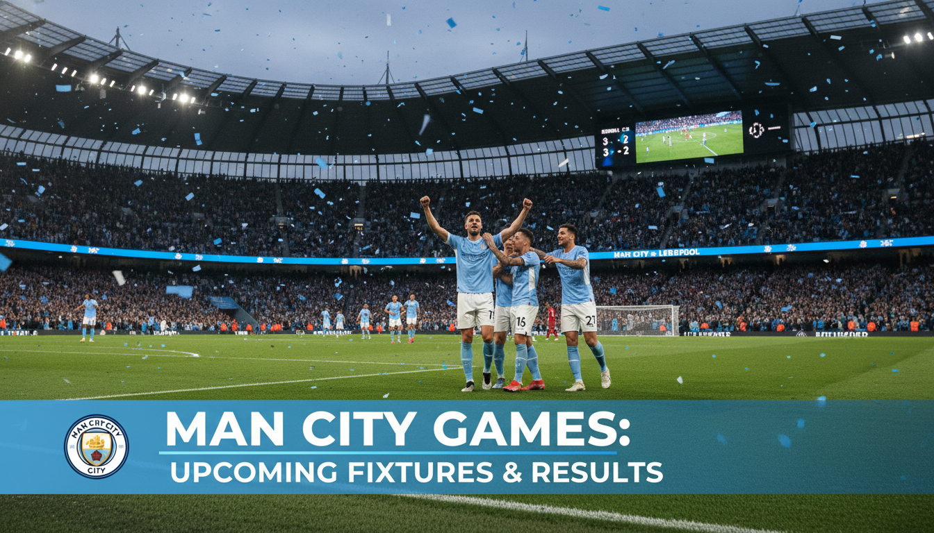 An image showing Man City Games: Unveiling the Thrilling World of Premier League Action