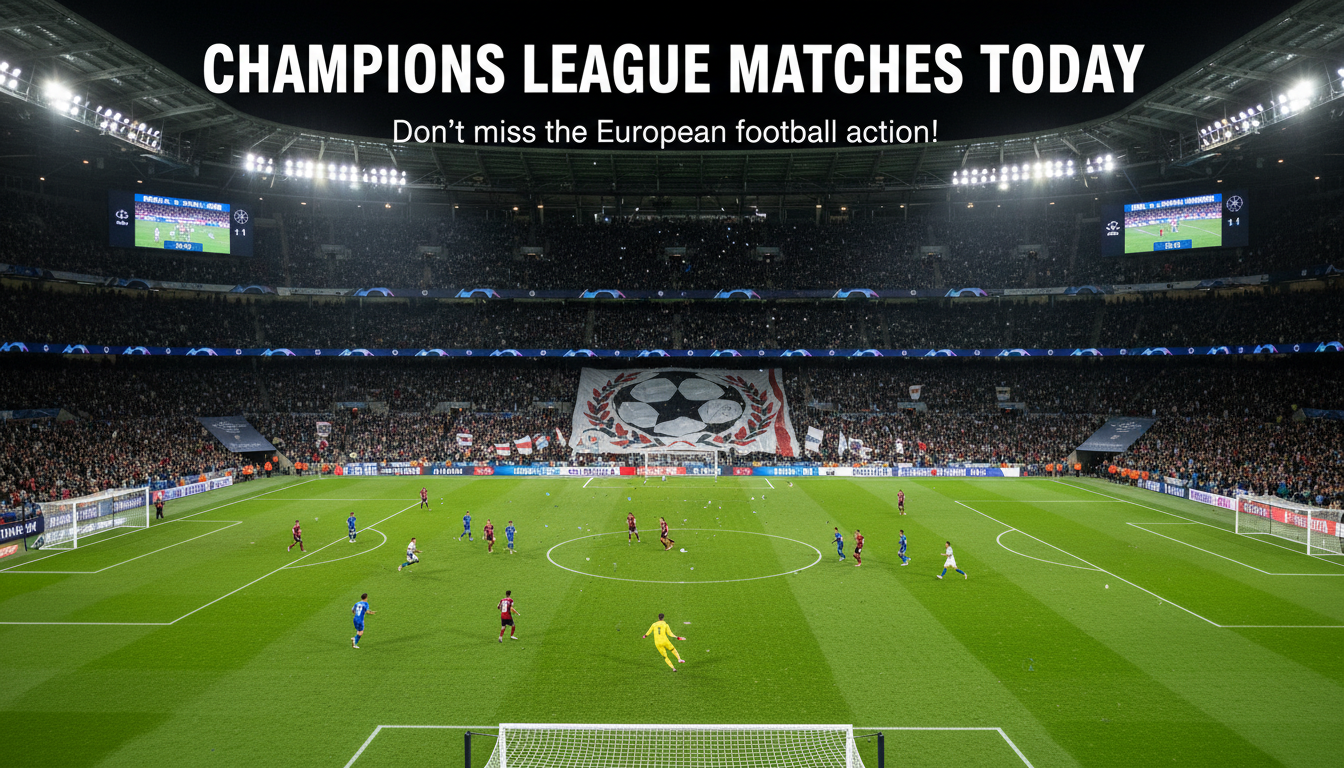 An image showing Champions League Matches Today: Your Ultimate Guide & Predictions!