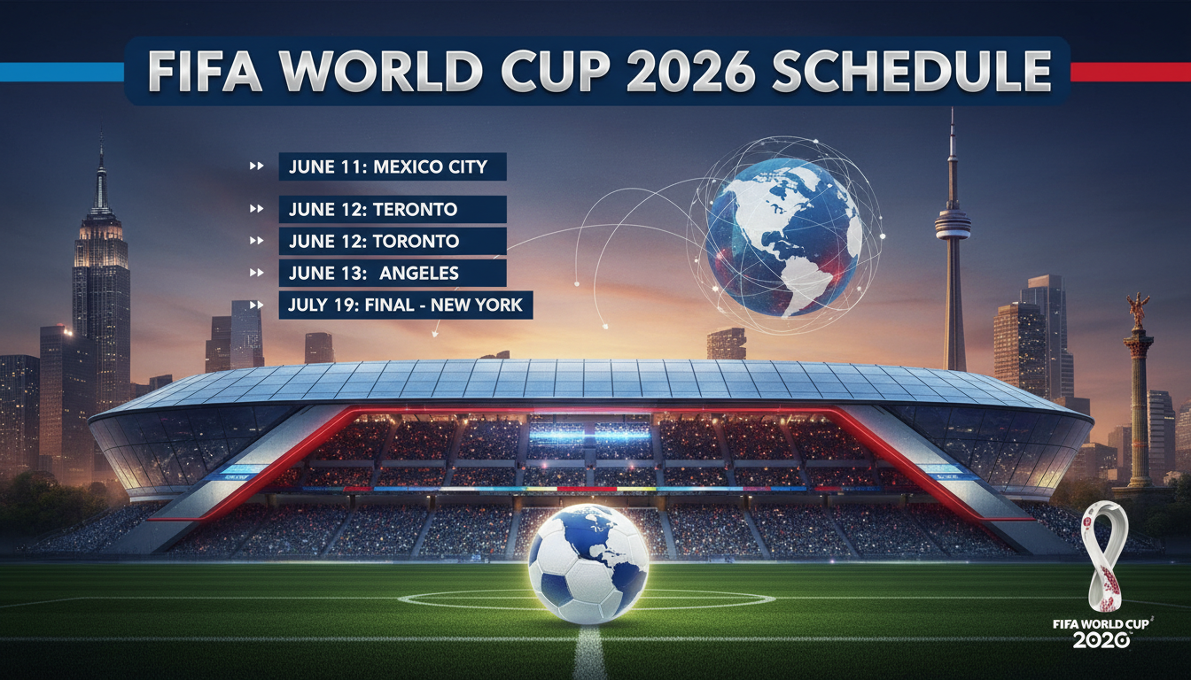 An image showing World Cup 2026 Schedule: An Epic Global Celebration Awaits!
