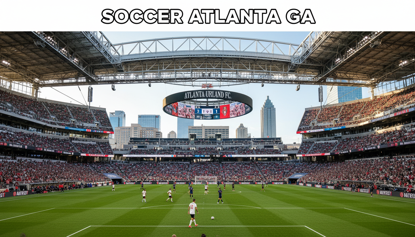 An image showing Soccer Atlanta GA: Your Ultimate Guide to the Thrilling World of Atlanta Soccer