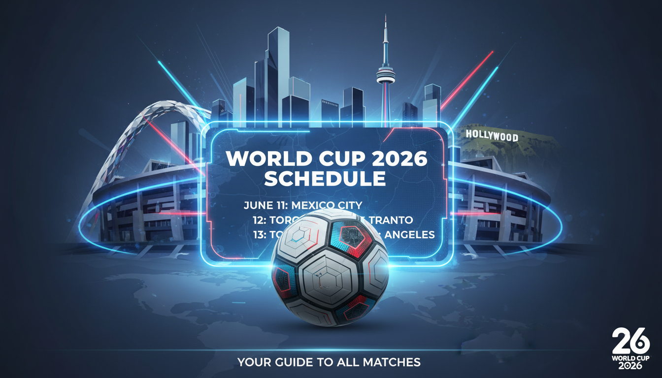 An image showing World Cup Schedule 2026: The Ultimate Guide to the Global Soccer Spectacle