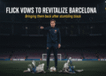 An image showing Flick Vows: Barcelona's Bright Future Ahead After Stumbling Block