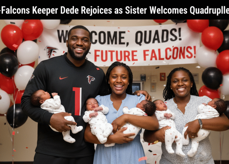 An image showing Ex-Falcons Keeper Dede Rejoices as Sister Welcomes Quadruplets: A Miraculous Blessing!
