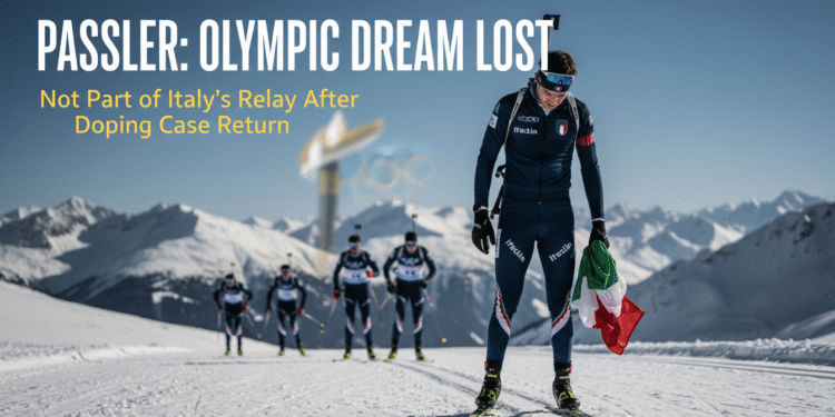 An image showing Passler Not Part of Italy's Olympic Relay After Doping Case Return