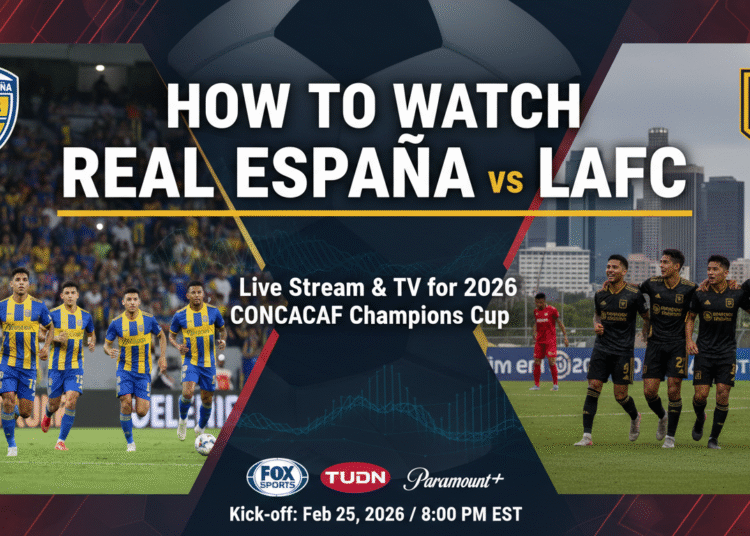 An image showing Real España vs LAFC in USA: Amazing 2026 CONCACAF Cup Guide